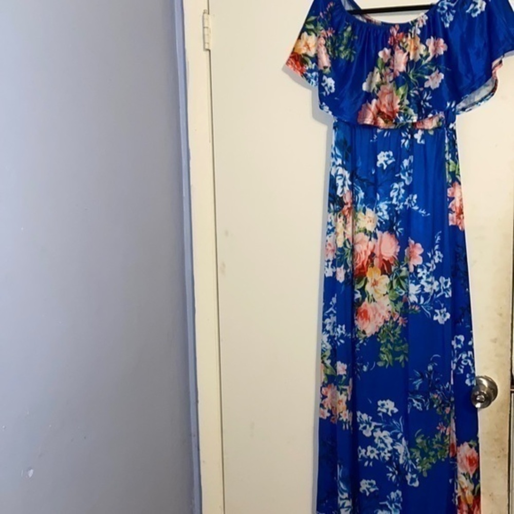 Seven islands floral maxi dress